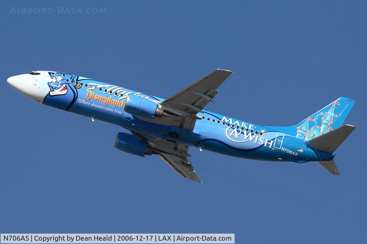 N706AS, 1998 Boeing 737-490 C/N 28894, Alaska Airlines N706AS 