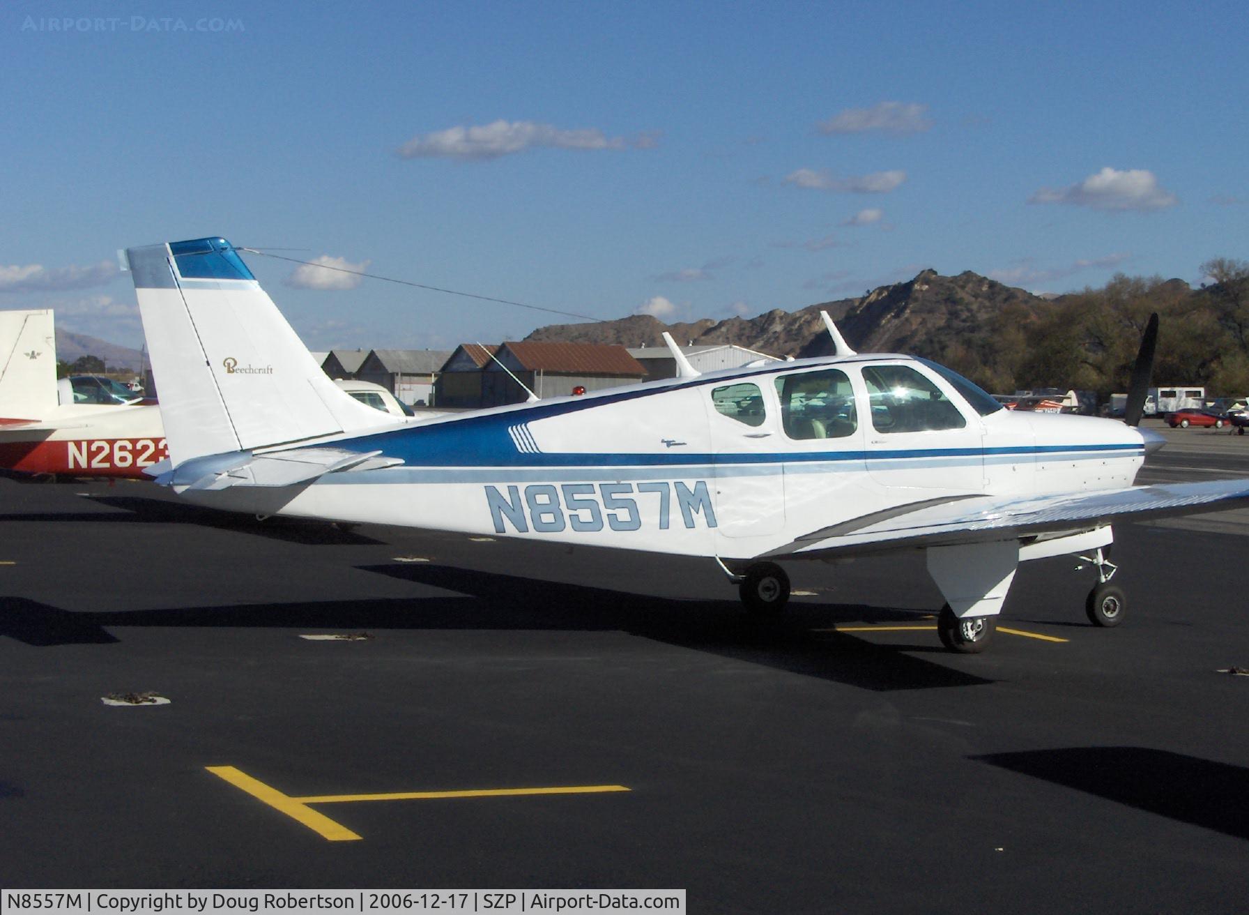 N8557M, 1963 Beech 35-B33 Debonair C/N CD-641, 1963 Beech 35 B33 DEBONAIR, Continental IO-470-J 225 Hp