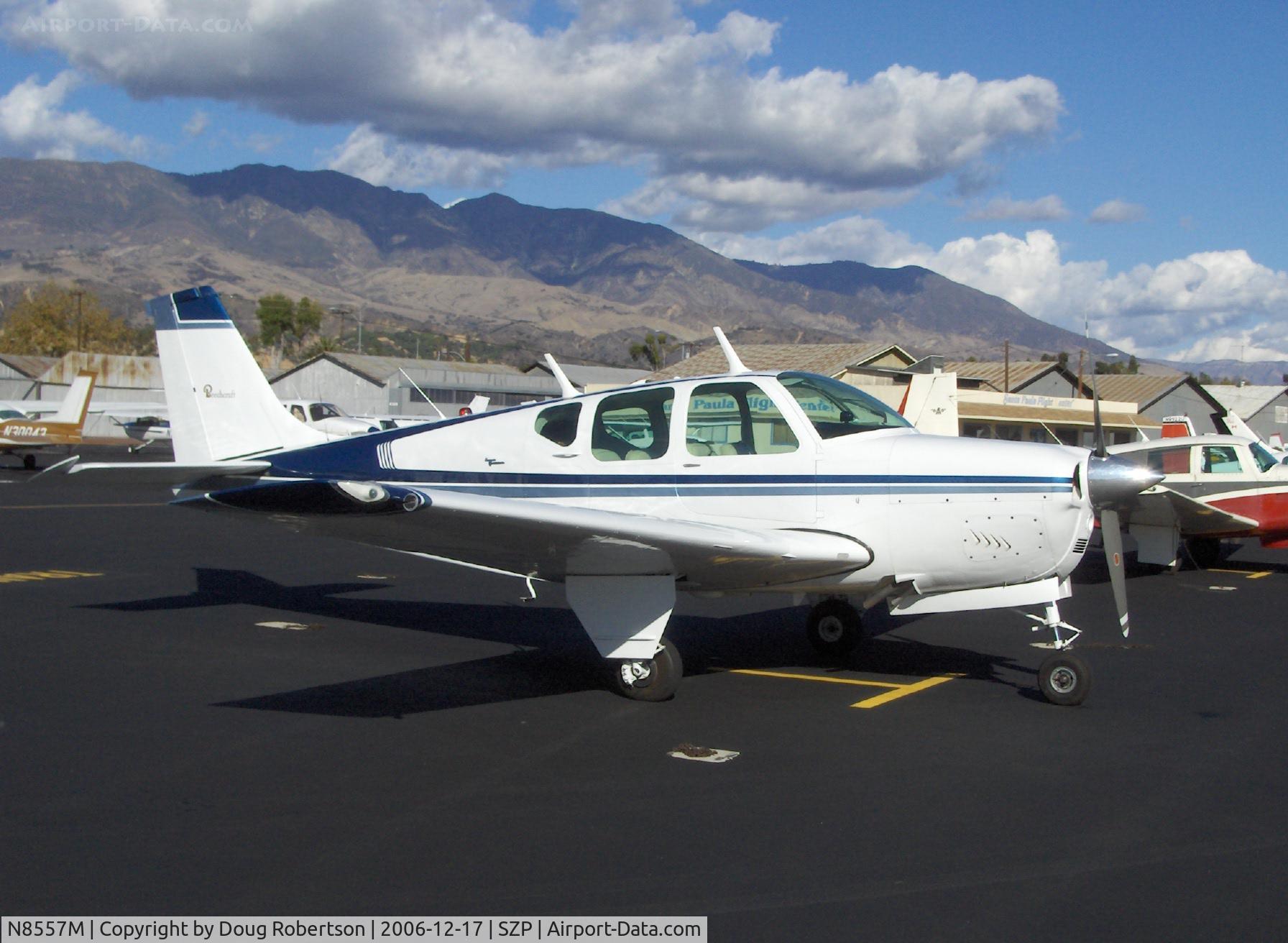 N8557M, 1963 Beech 35-B33 Debonair C/N CD-641, 1963 Beech 35 B33 DEBONAIR, Continental IO-470-J 225 Hp