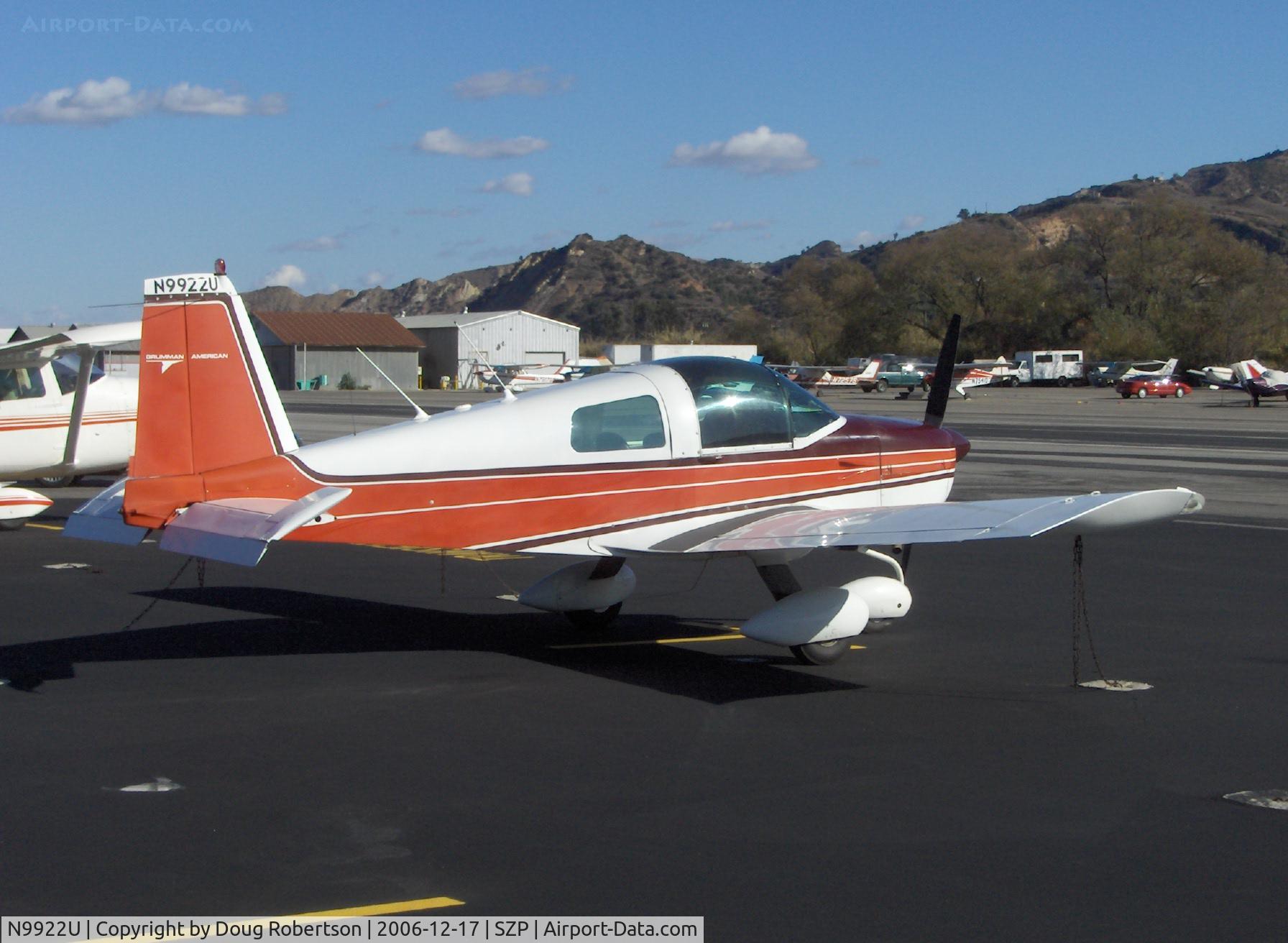 N9922U, 1978 Grumman American AA-1C Lynx C/N AA1C0156, 1978 Grumman American AA-1C LYNX, Lycoming O-235-C2C 115 Hp