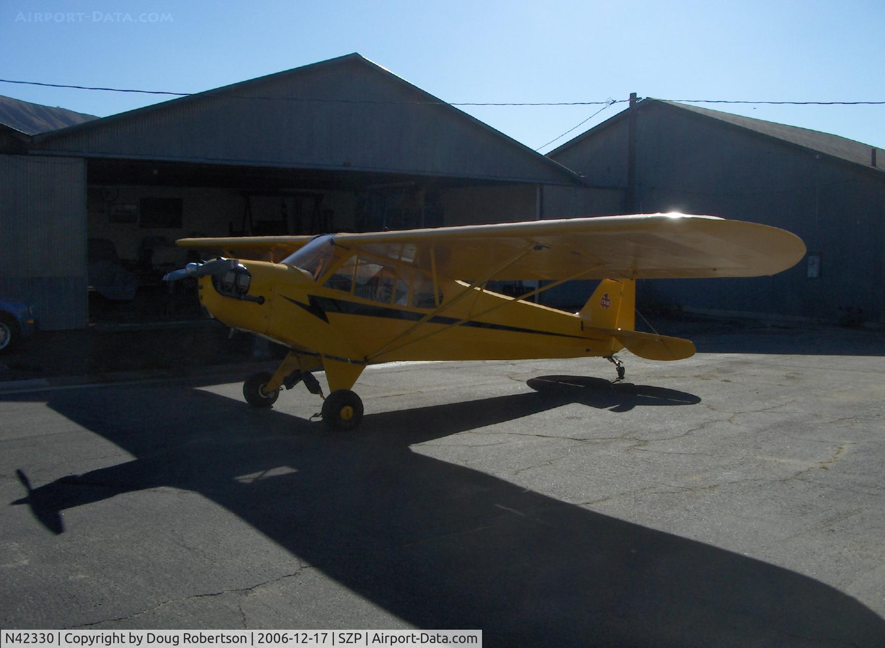 N42330, 1941 Piper J3C-65 Cub Cub C/N 14580, 1941 Piper J3C-65 CUB, Continental A&C65 65 Hp