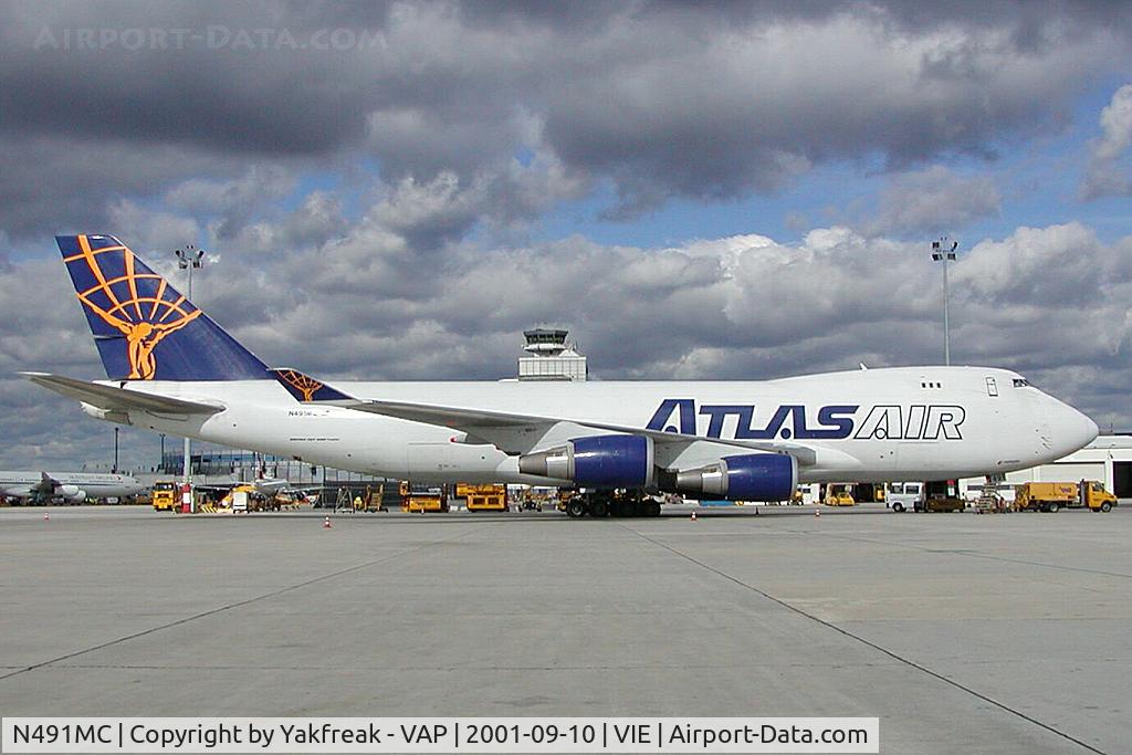 N491MC, 1998 Boeing 747-47UF C/N 29252, Atlas Air Boeing 747-400