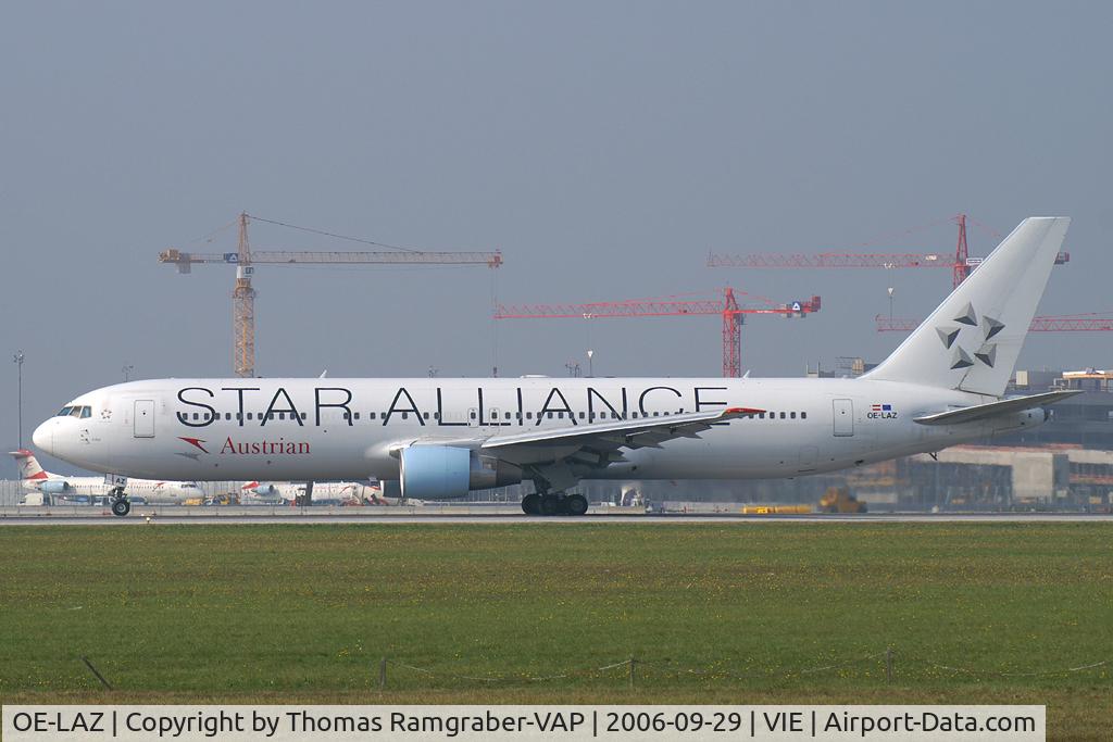 OE-LAZ, 1999 Boeing 767-3Z9 C/N 30331, Austrian (Lauda) B767-300ER (Star Alliance colors)