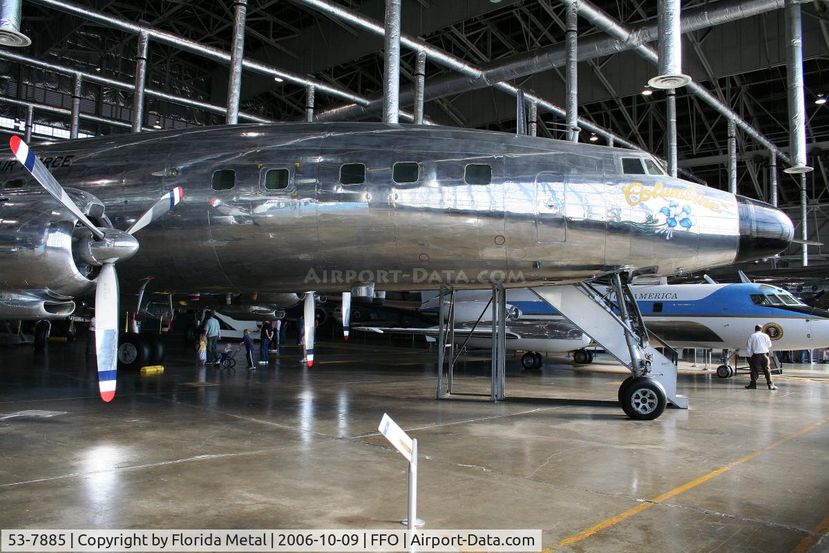 53-7885, 1953 Lockheed VC-121E Super Constellation C/N 4151, Lockheed VC-121 Constellation Columbine Eisenhower