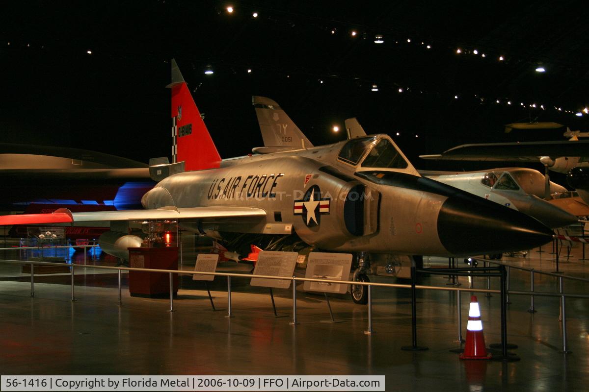 56-1416, 1956 Convair F-102A Delta Dagger C/N 8-10-363, Convair F-102 Delta Dagger