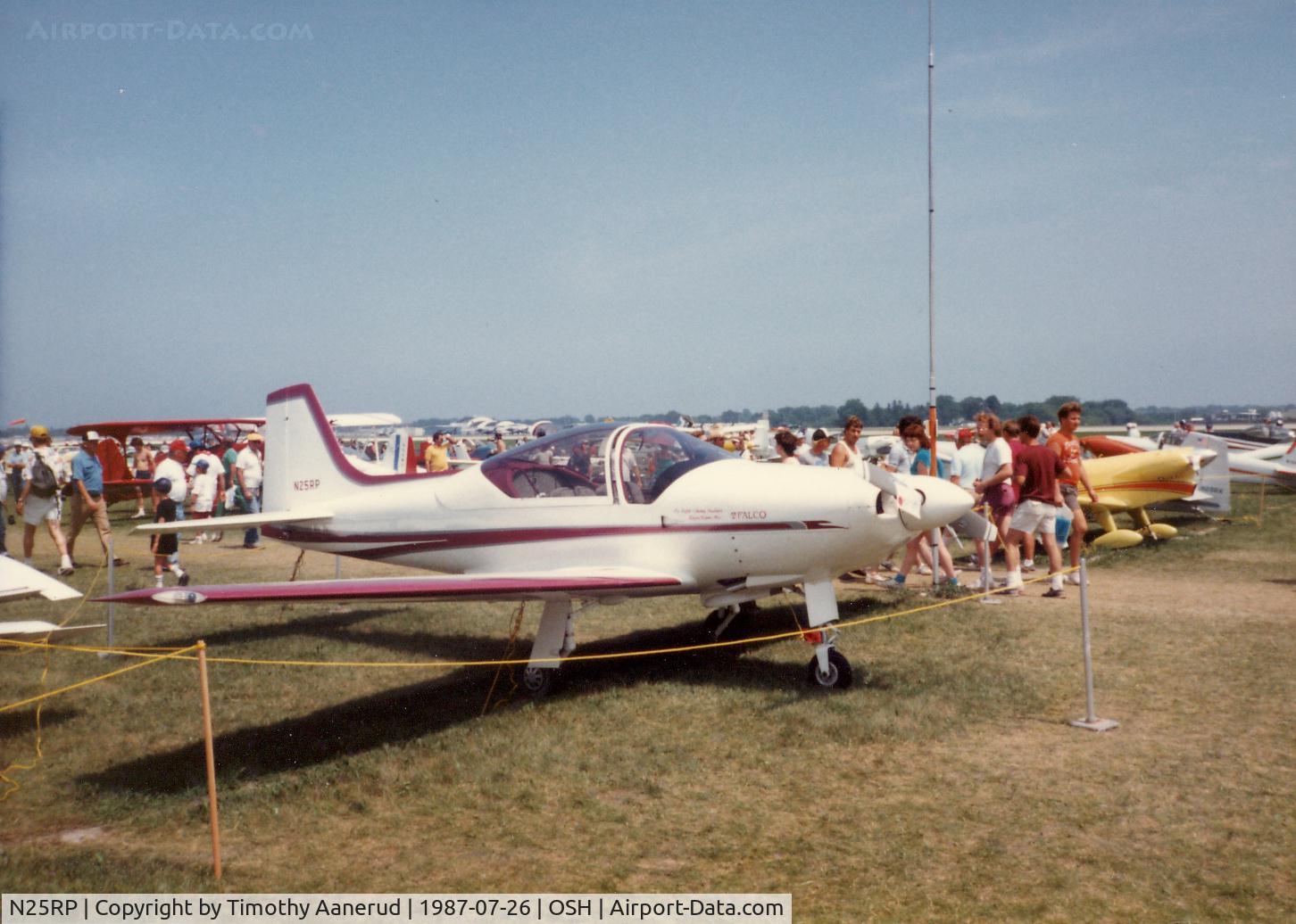 N25RP, 1985 Purkiser Raymon H F-8L Falco C/N 039, Oshkosh 1987