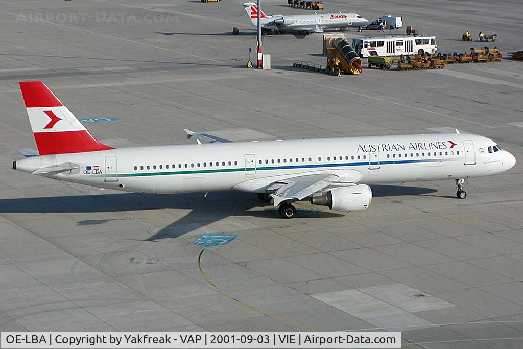 OE-LBA, 1995 Airbus A321-111 C/N 552, Austrian Airlines Airbus 321