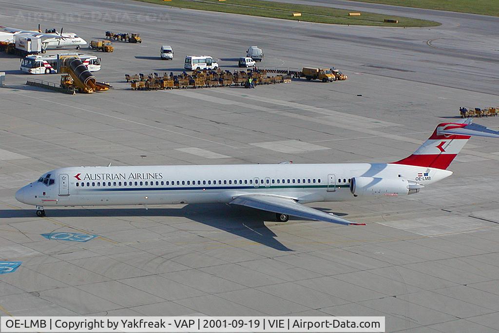 OE-LMB, 1985 McDonnell Douglas MD-82 (DC-9-82) C/N 49279, Austrian Airlines MDD MD80