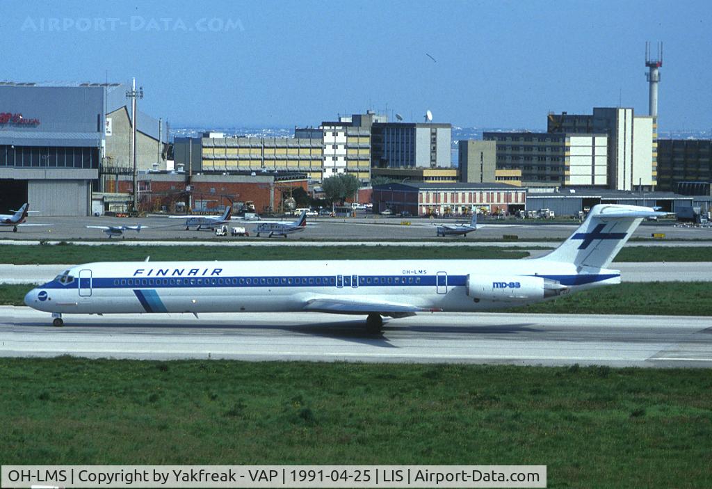OH-LMS, 1985 McDonnell Douglas MD-83 (DC-9-83) C/N 49252, Finnair MD80