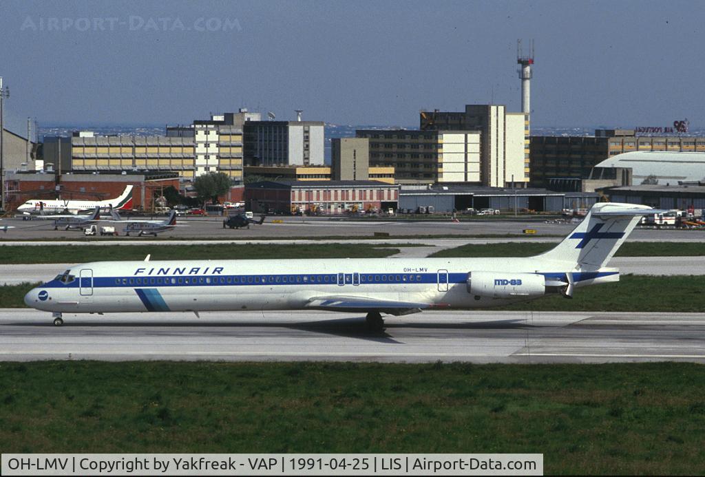OH-LMV, 1990 McDonnell Douglas MD-83 (DC-9-83) C/N 49904/1680, Finnair MD80