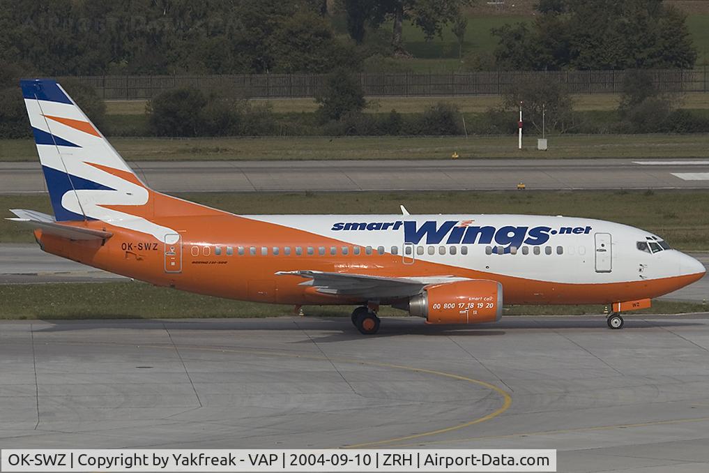 OK-SWZ, 1990 Boeing 737-530 C/N 24816, Smartwings Boeing 737-500