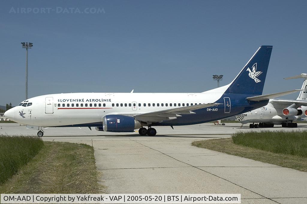 OM-AAD, 1987 Boeing 737-33A C/N 23636, Slovak Airlines Boeing 737-300