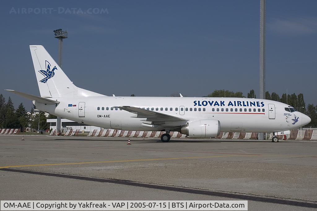 OM-AAE, 1986 Boeing 737-3Z9 C/N 23601/1254, Slovak Airlines Boeing 737-300