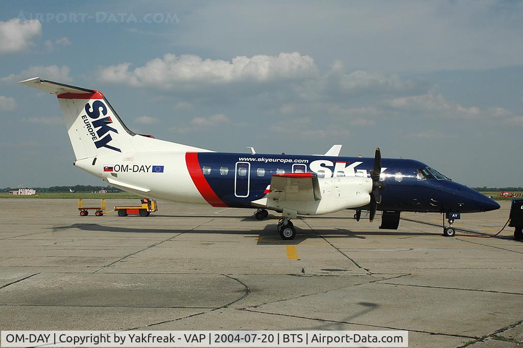 OM-DAY, 1991 Embraer EMB-120RT Brasilia C/N 120244, Sky Europe Embraer 120