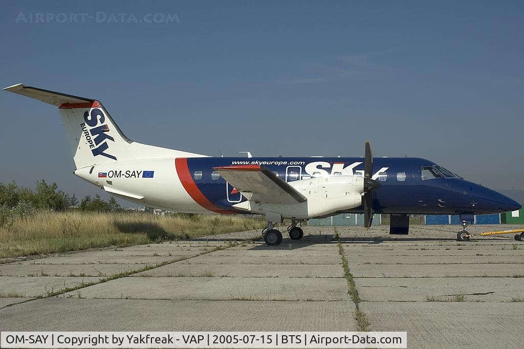 OM-SAY, 1991 Embraer EMB-120RT Brasilia C/N 120235, Sky Europe Embraer 120