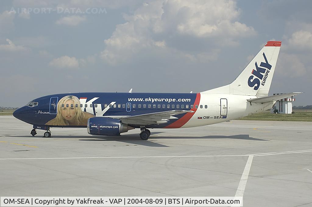 OM-SEA, 1992 Boeing 737-500 C/N 25186, Sky Europe Boeing 737-500
