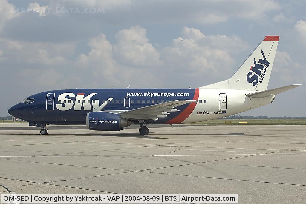 OM-SED, 1991 Boeing 737-53C C/N 24826, Sky Europe Boeing 737-500
