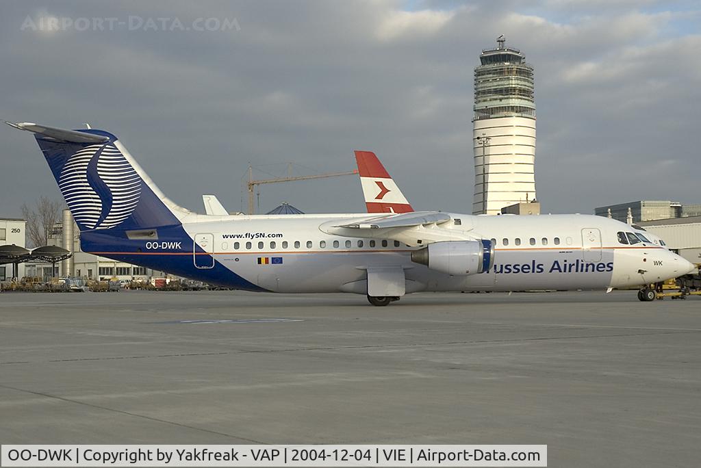 OO-DWK, 1999 British Aerospace Avro 146-RJ100 C/N E3360, SN Brussels Bae 146