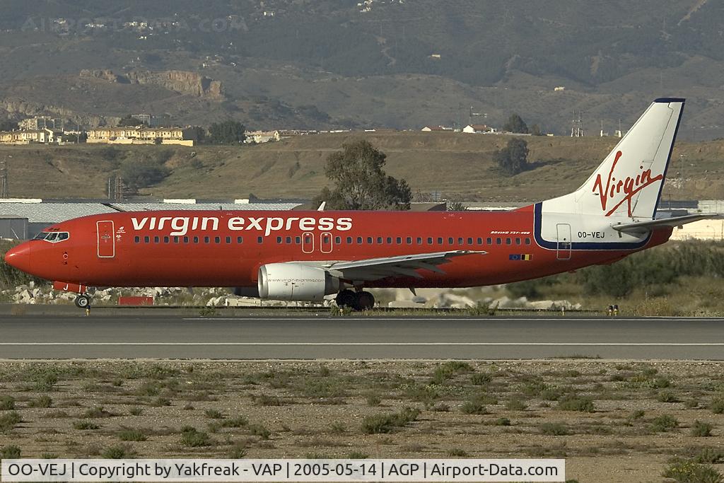 OO-VEJ, 1989 Boeing 737-405 C/N 24271, Virgin Express Boeing 737-300