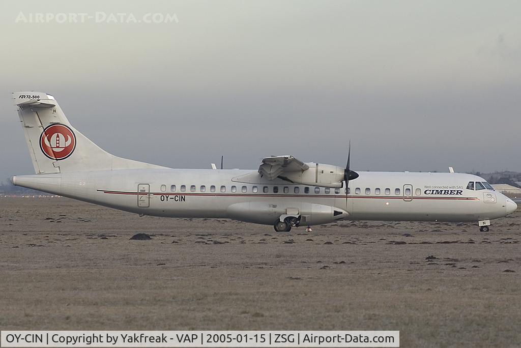 OY-CIN, 1999 ATR 72-212A C/N 568, Cimber Air ATR72