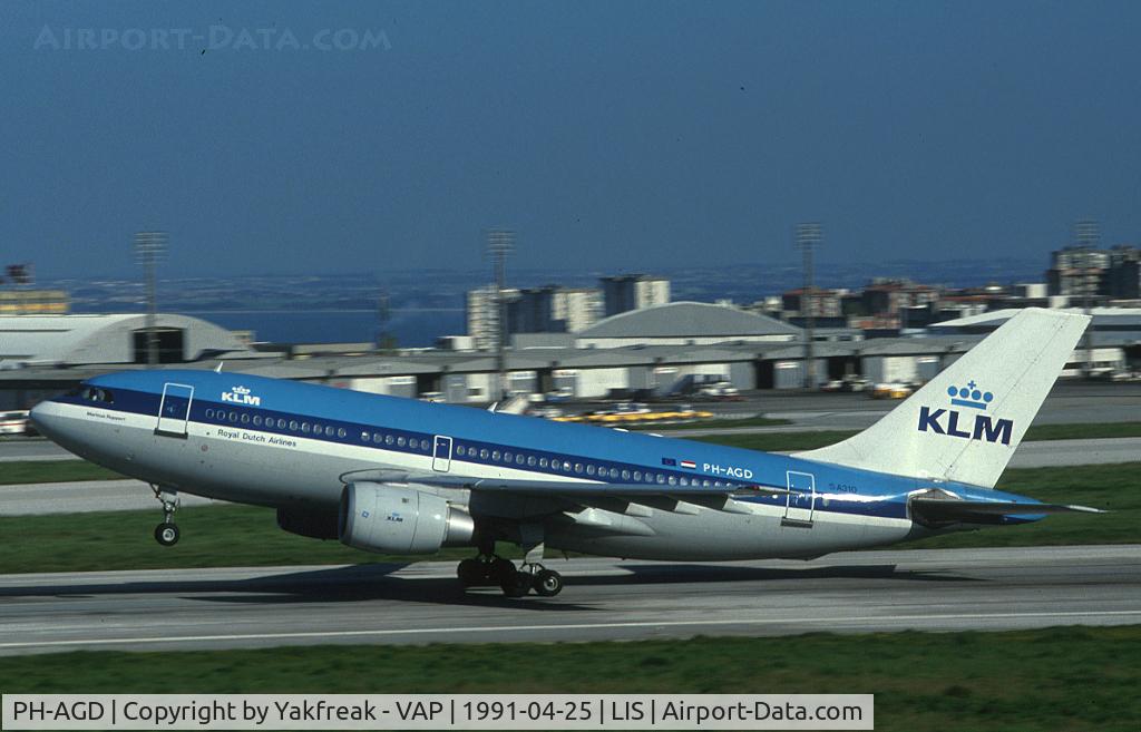 PH-AGD, 1983 Airbus A310-203 C/N 264, KLM Airbus 310
