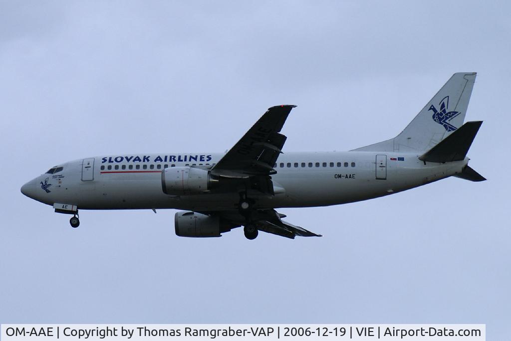 OM-AAE, 1986 Boeing 737-3Z9 C/N 23601/1254, Slovak Airlines B737-300