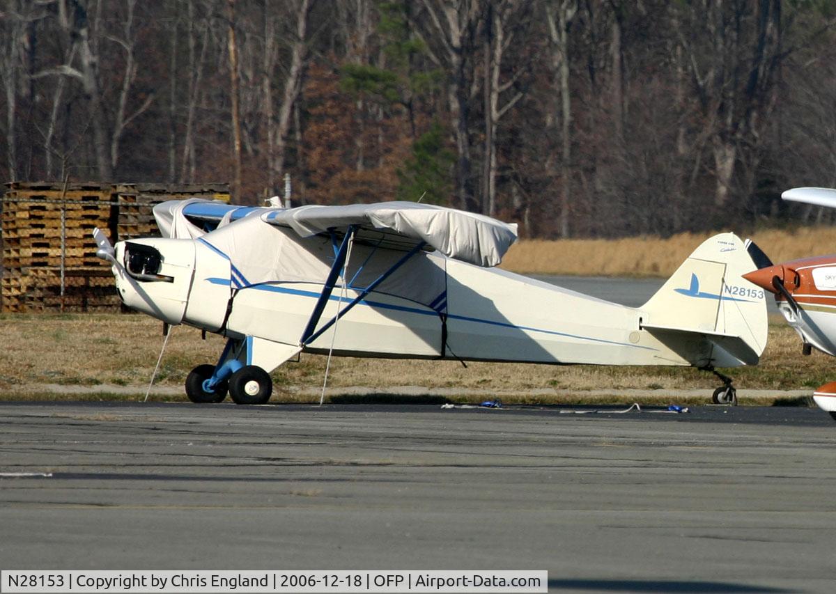 N28153, 1940 Piper J5A Cub Cruiser C/N 5-124, Piper J5A N28153 at Hanover County