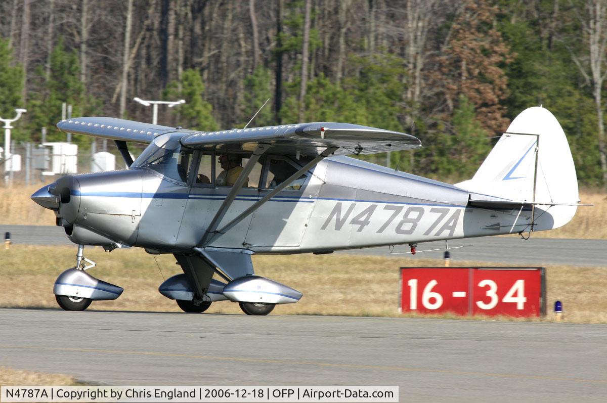 N4787A, 1956 Piper PA-22-150 C/N 22-3938, TriPacer 150 N4787A