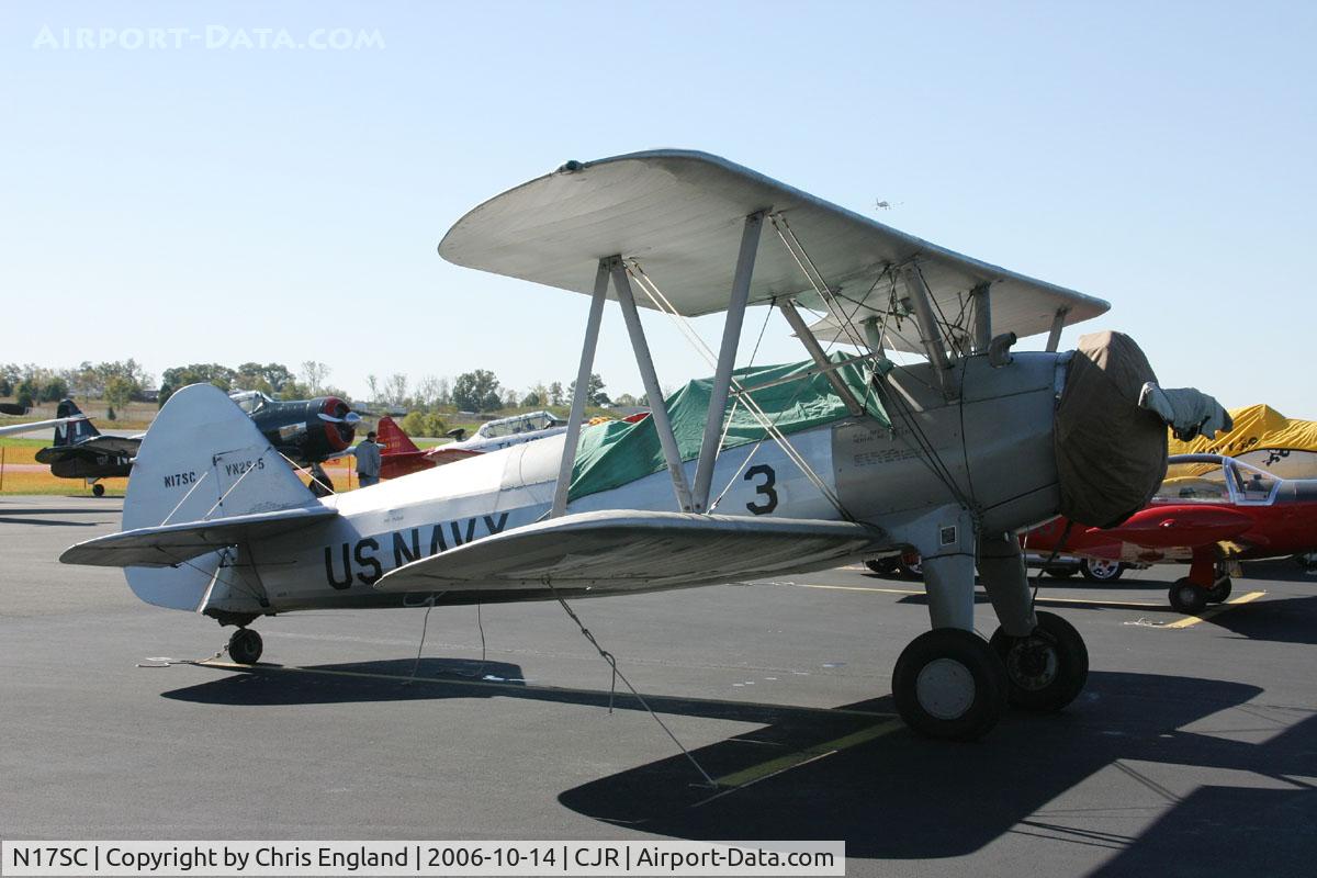 N17SC, 1945 Boeing A75N1(PT17) C/N 75-3377, Stearman N17SC at Culpeper Airfest 2006