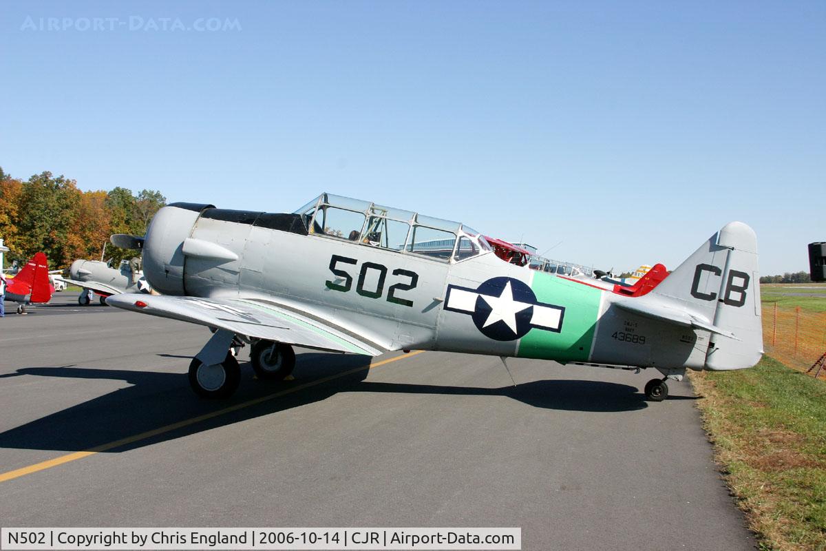 N502, 1941 North American SNJ-5 Texan Texan C/N 43689, SNJ5 N502 at Culpeper Airfest 2006