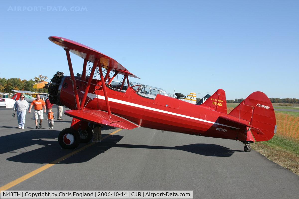 N43TH, 1943 Boeing E75 C/N 75-8697, Stearman N43TH at Culpeper Airfest 2006