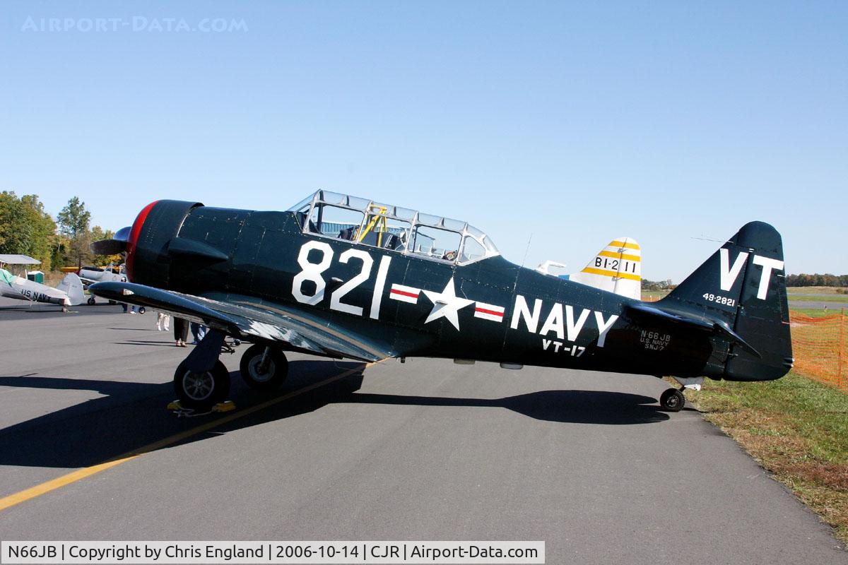 N66JB, 1949 North American T-6G Texan C/N 168-19, SNJ7 N66JB at Culpeper Airfest 2006