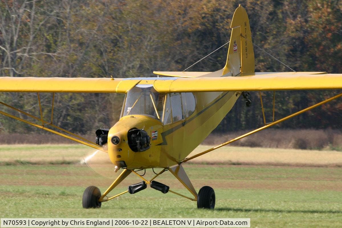 N70593, 1946 Piper J3C-65 Cub C/N 17604, Charlie Kulp's Cub expertise, Flying Circus Bealeton Va