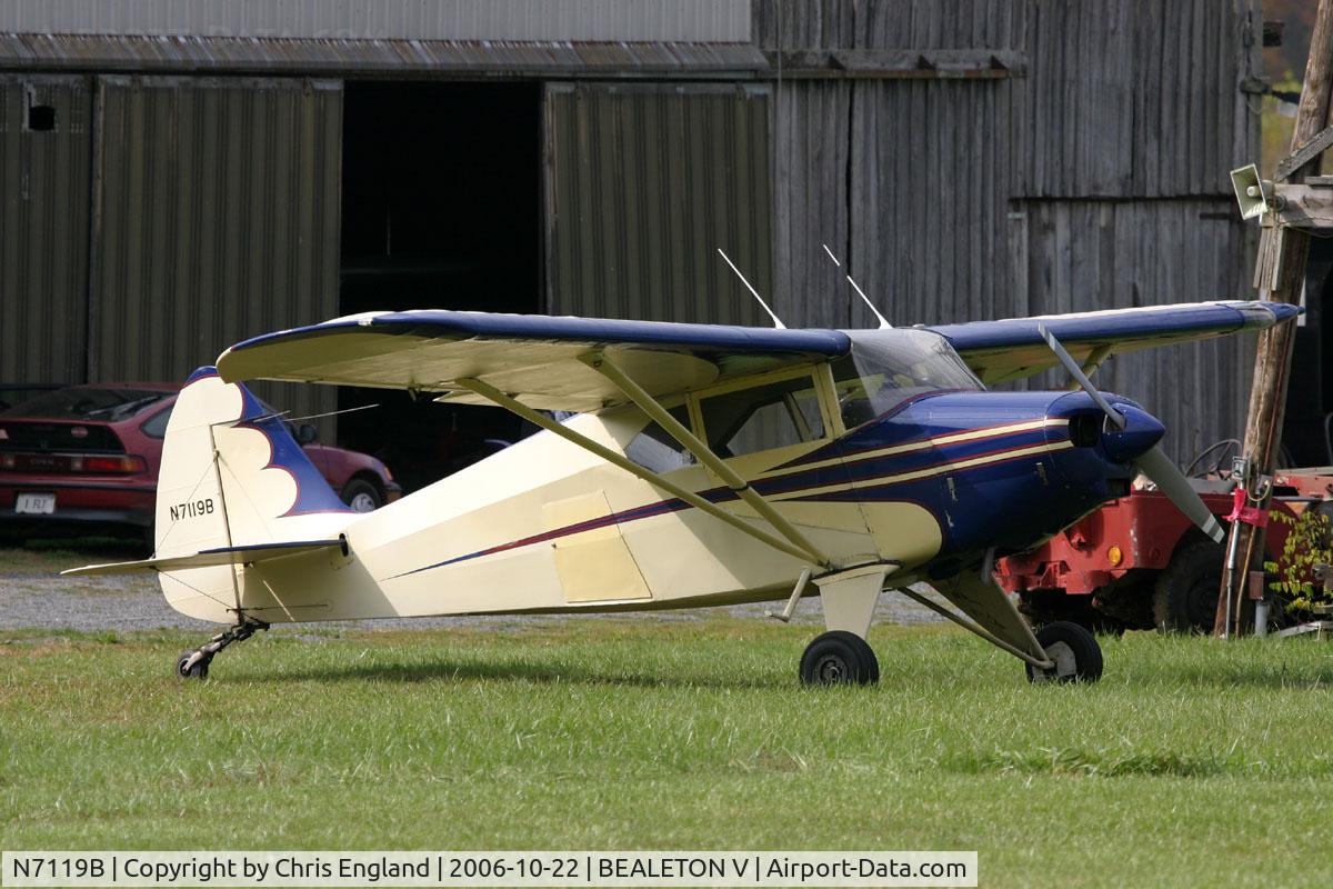 N7119B, 1956 Piper PA-22-150 C/N 22-4336, Pacer N7119B