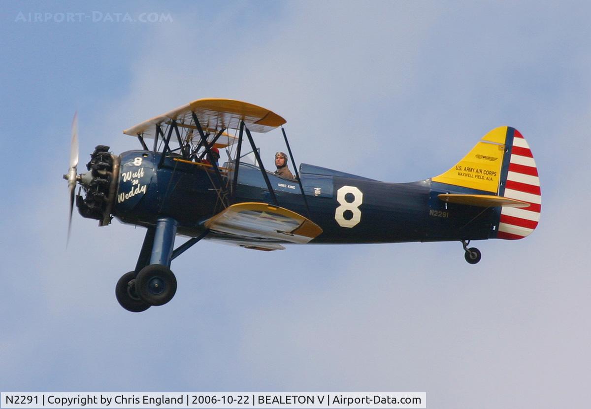 N2291, 1939 Waco UPF-7 C/N 5312, Waco UPF7