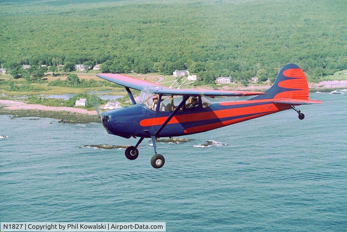 N1827, 1962 Cessna 305A C/N 2001, Off the coast of Maine