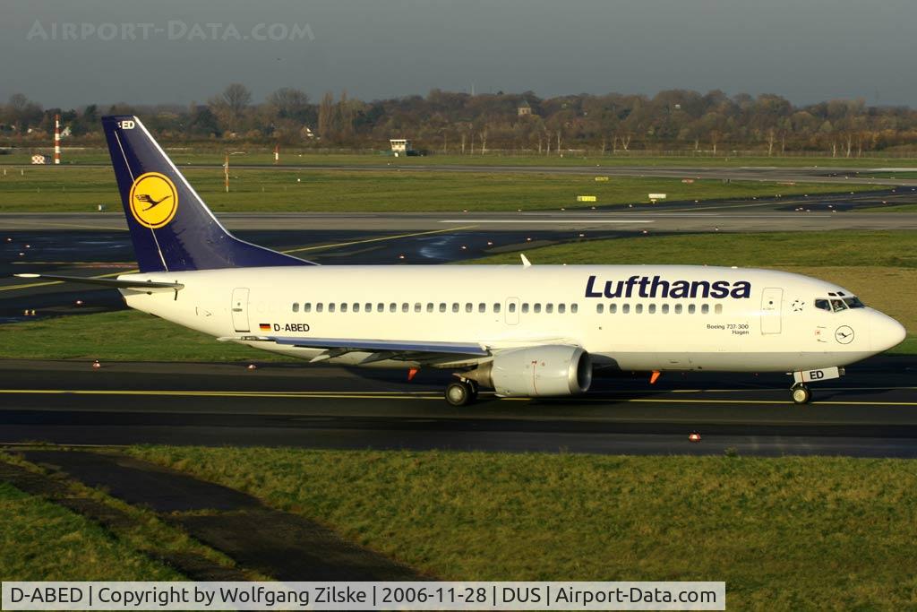 D-ABED, 1991 Boeing 737-330 C/N 25215, visitor