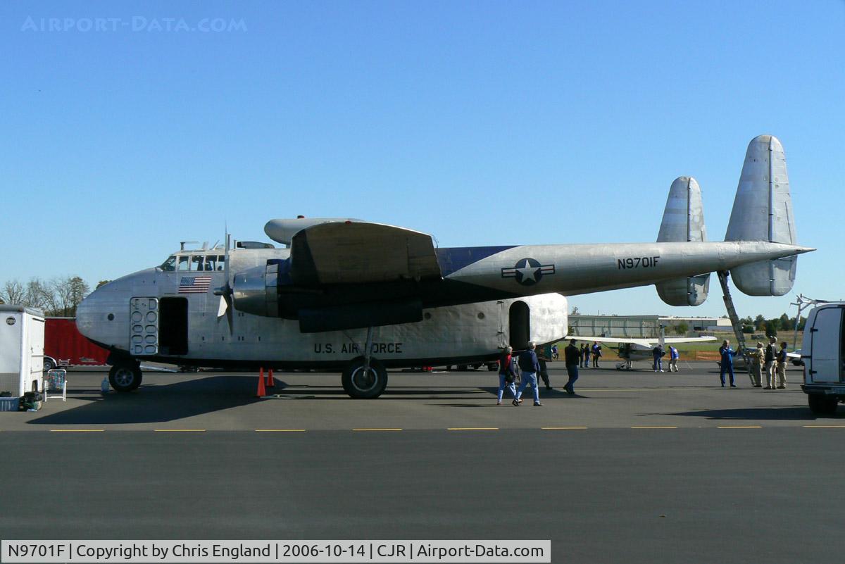 N9701F, 1945 Fairchild C-82A Packet C/N 10184 (45-57814), C-82A N9701F
