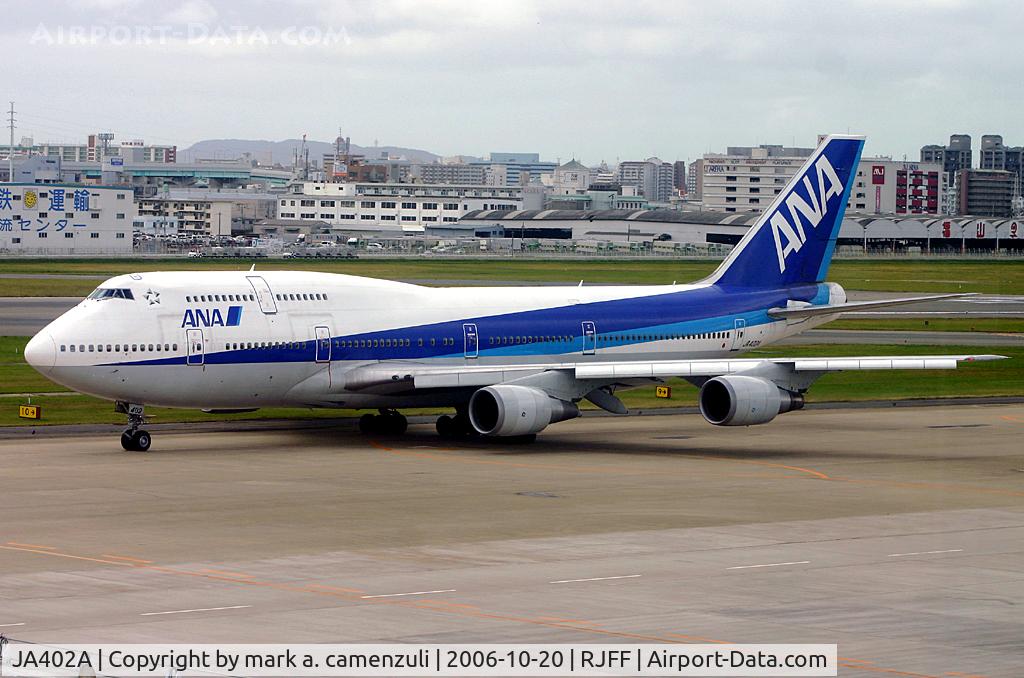 JA402A, 1998 Boeing 747-481 C/N 28283, B.747