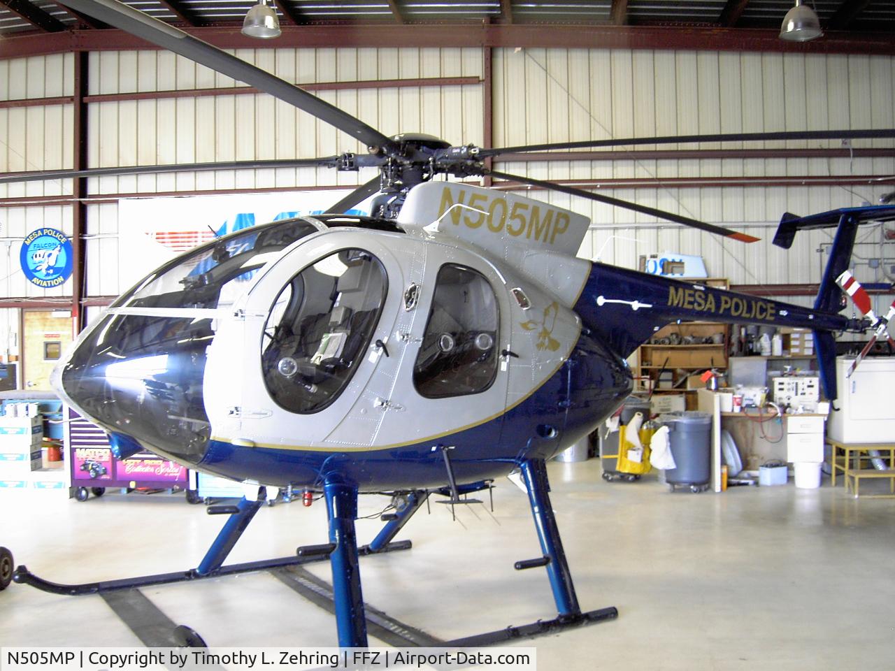 N505MP, 2001 MD Helicopters 369E C/N 0558E, Falcon 5 Mesa Police Department