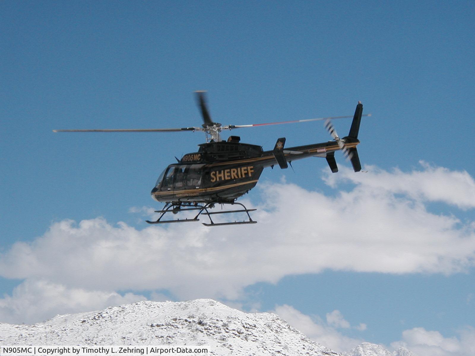 N905MC, 1997 Bell 407 C/N 53214, Flying Over Four Peaks Arizona