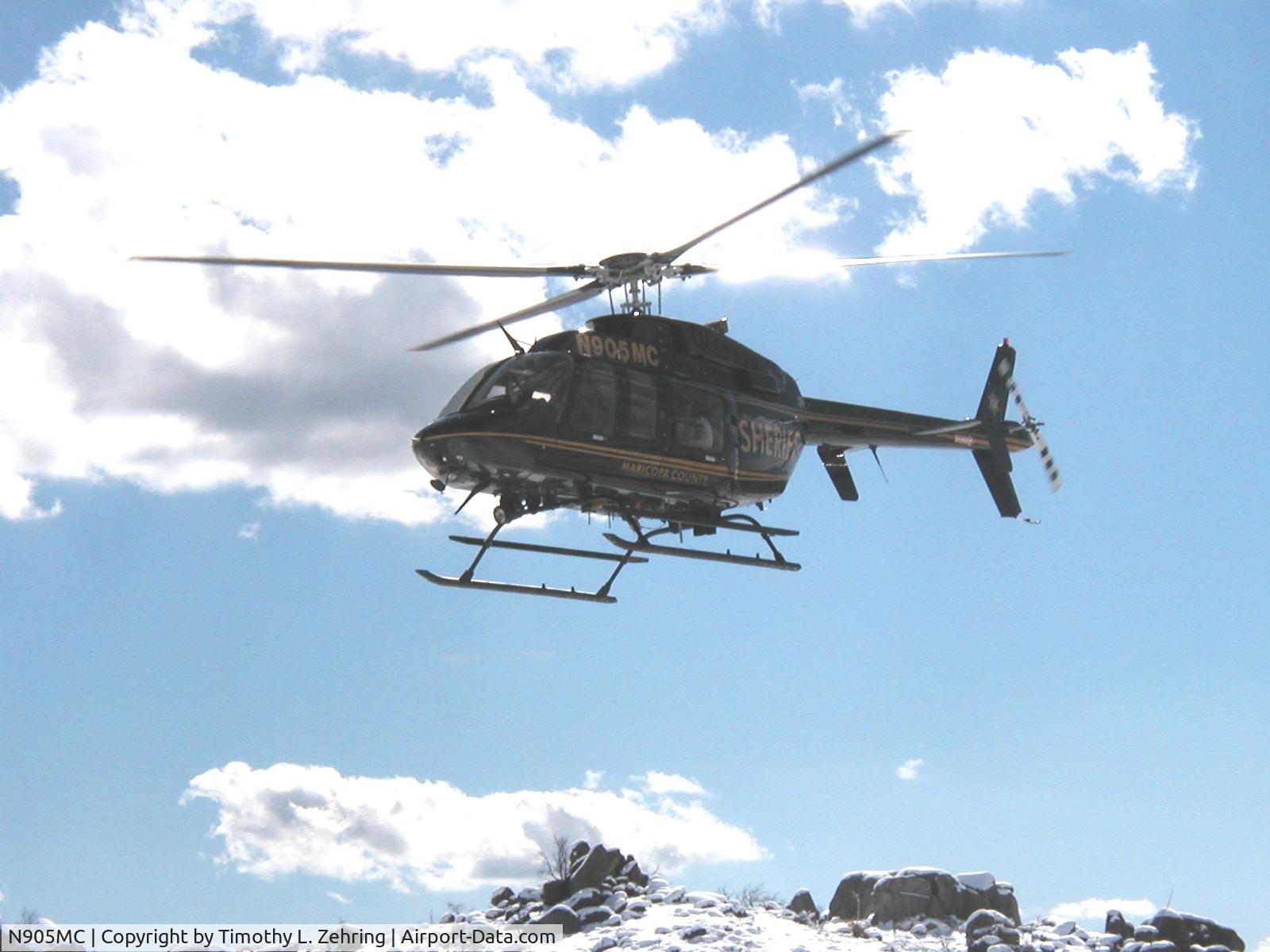 N905MC, 1997 Bell 407 C/N 53214, Close Up View