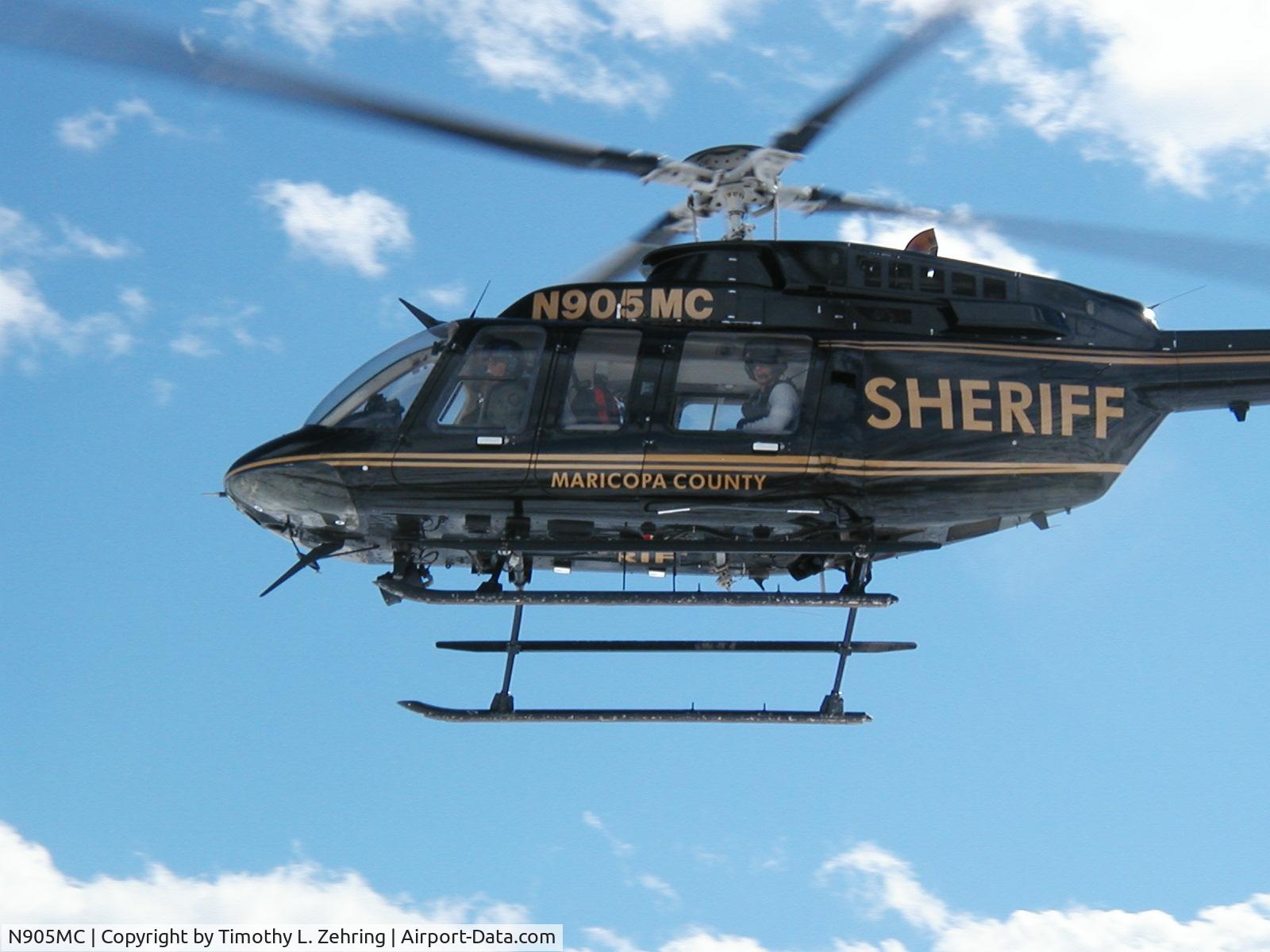 N905MC, 1997 Bell 407 C/N 53214, Very Close Up View
