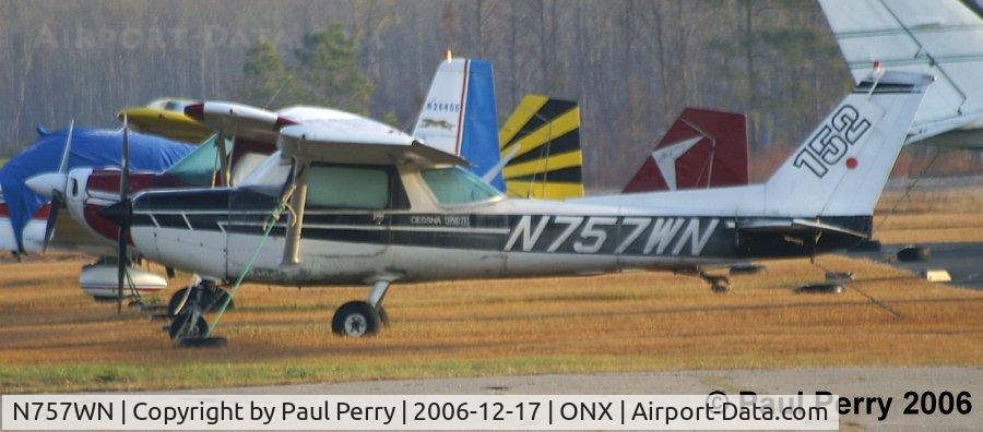 N757WN, 1977 Cessna 152 C/N 15280063, Local Cessna on the ramp