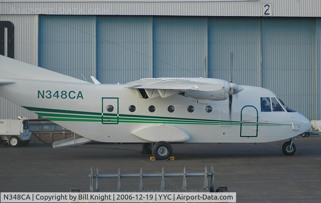 N348CA, 1981 CASA C-212-CC C/N 175, Doing engine tests