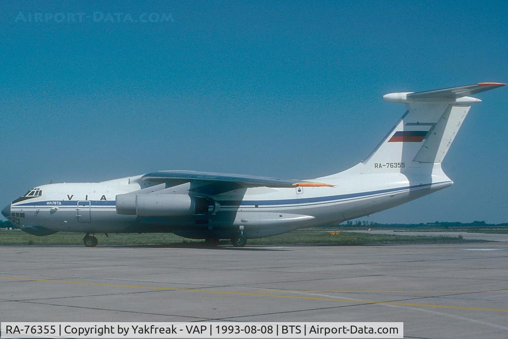 RA-76355, 1992 Ilyushin Il-76TD C/N 1013408265, VIA Iljuschin 76