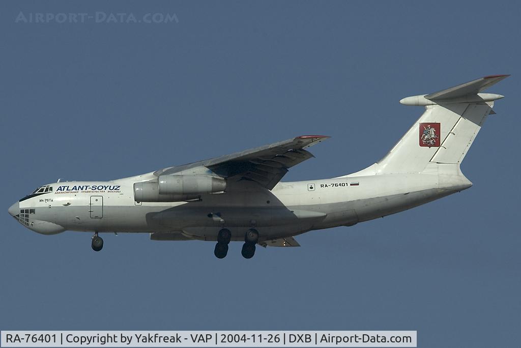 RA-76401, 1992 Ilyushin Il-76TD C/N 1023412399, Atlant Soyuz Iljuschin 76