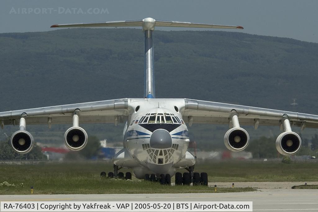 RA-76403, Ilyushin Il-76TD C/N 1023412414, Tesis Iljuschin 76