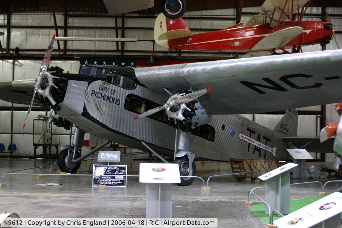 N9612, 1929 Ford 4-AT-E Tri-Motor C/N 55, Trimotor NC9612