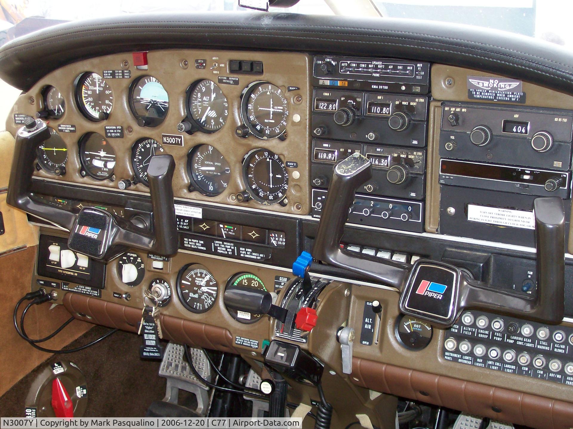 N3007Y, 1979 Piper PA-28RT-201 Arrow IV C/N 28R-7918103, Piper PA-28RT-201